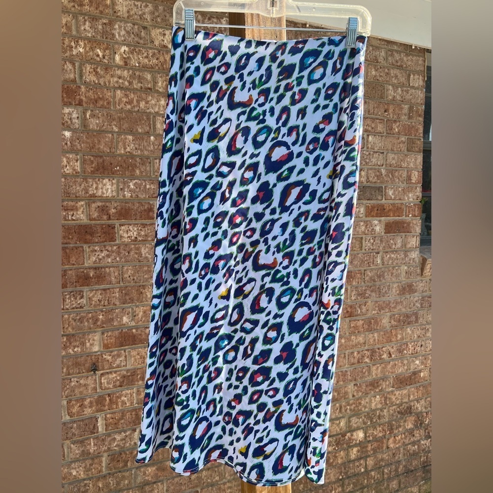 Nine West leopard‎ print skirt